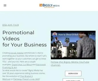 Bigsly.com(Video production) Screenshot