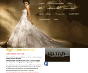 Bigsmiles.com.au(Wedding videos noosa sunshine coast) Screenshot