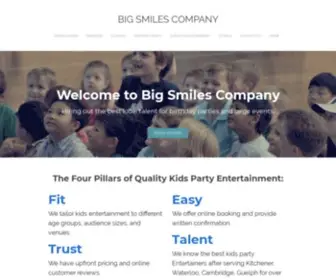 Bigsmilescompany.com(BIG SMILES COMPANY) Screenshot