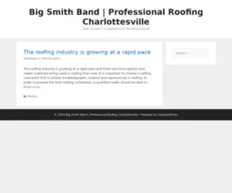 Bigsmithband.com(Over 30 years of experience in Charlottesville VA) Screenshot