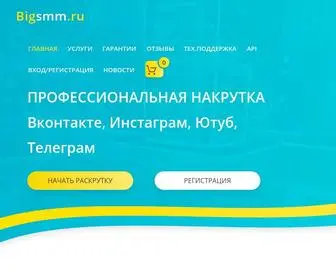 Bigsmm.ru(Накрутка подписчиков) Screenshot