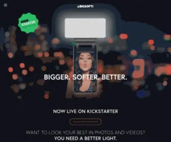 Bigsofti.com(Portable Soft Light for Better Photos and Videos) Screenshot