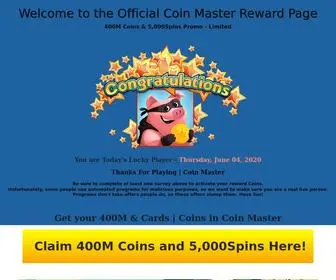 Bigspingift.xyz(Coin Master Rewards) Screenshot