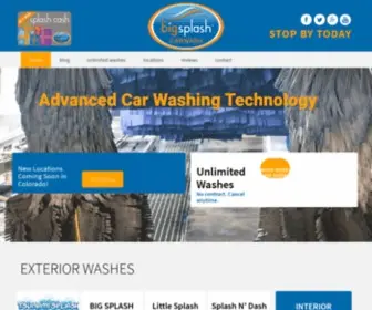 Bigsplashcarwash.com(Big Splash Car Wash) Screenshot