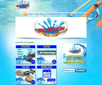 Bigsplashwaterpark.com.au(Waterpark Canberra) Screenshot