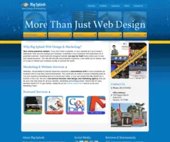 Bigsplashwebdesign.com(Big Splash Web Design) Screenshot
