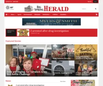 Bigspringherald.com(The big spring herald) Screenshot