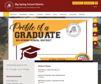 Bigspringsd.org(Big Spring School District) Screenshot