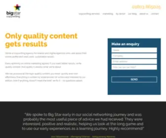 Bigstarcopywriting.com(Big Star Copywriting Agency) Screenshot