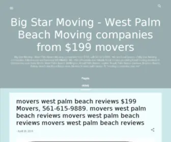 Bigstarmoving.com(Big Star Moving and Delivery from $99) Screenshot