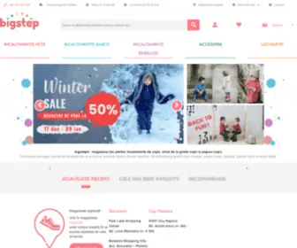 Bigstep.ro(Pantofi copii) Screenshot