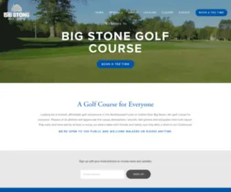 Bigstonegolfcourse.com(Big Stone Golf Course) Screenshot