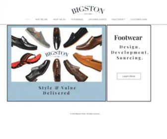 Bigstonshoes.com(Shoe sourcing) Screenshot