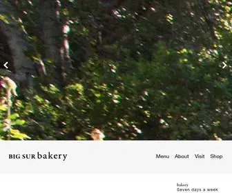 Bigsurbakery.com(Big Sur Bakery) Screenshot