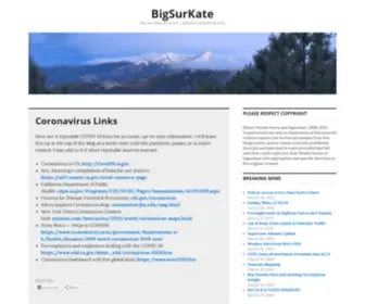 Bigsurkate.blog(Bigsurkate blog) Screenshot