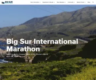 Bigsurmarathon.org(Big Sur International Marathon) Screenshot