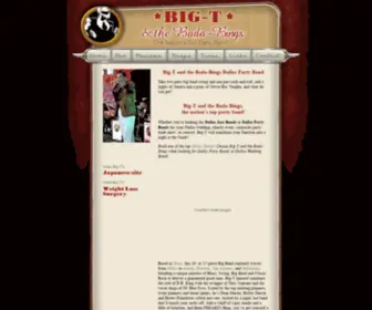 Bigt-Music.com(Big-T & The Bada-Bings main) Screenshot