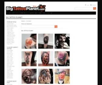 Bigtattooplanet.com(Big Tattoo Planet) Screenshot