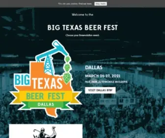 Bigtexasbeerfest.com(Big Texas Beer Fest) Screenshot