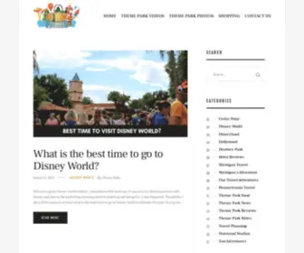 Bigthemeparks.com(Big Theme Parks) Screenshot