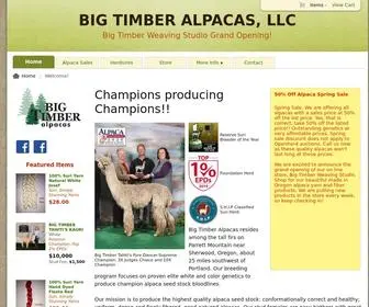 Bigtimberalpacas.com(BIG TIMBER ALPACAS) Screenshot