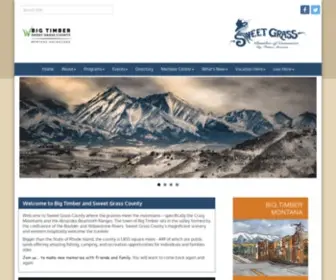 Bigtimber.com(Sweet Grass County Chamber of Commerce) Screenshot