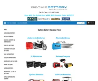 Bigtimebattery.com(Bigtime Battery) Screenshot