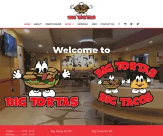 Bigtortas.com(Mexican Sandwiches) Screenshot