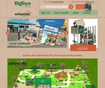 Bigtoys.com(EarlyWorks & Commercial Playground Equipment) Screenshot