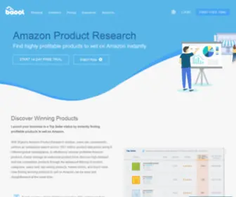 Bigtracker.com(Find new product sourcing ideas with BigCentral’s Product Research tool) Screenshot