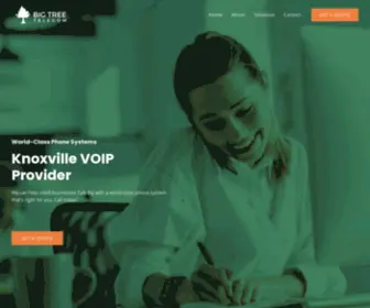 Bigtreetele.com(Knoxville VOIP Provider) Screenshot
