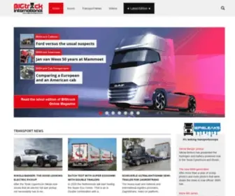 Bigtruckmagazine.com(Nieuws over truck & transport vindt u bij BIGtruck. Lees ons online magazine met diepte) Screenshot