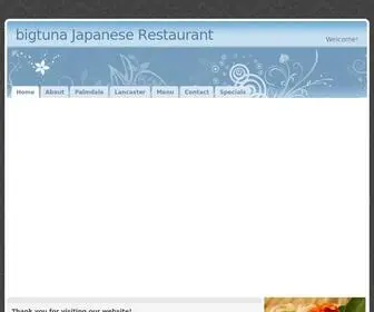 Bigtunanation.com(Bigtuna Japanese Restaurant) Screenshot