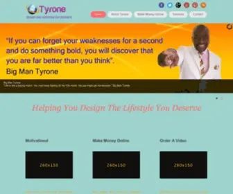 Bigtyrone.com(Design The Lifestyle You Deserve) Screenshot