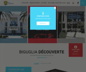 Biguglia.fr(Ville de Biguglia) Screenshot