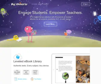 Biguniverse.com(Big Universe) Screenshot