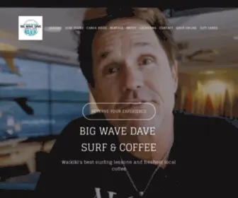 Bigwavedave.com(Big Wave Dave Surf & Coffee) Screenshot