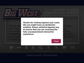 Bigwest.org(2020 Spring Sport Cancel PSA) Screenshot