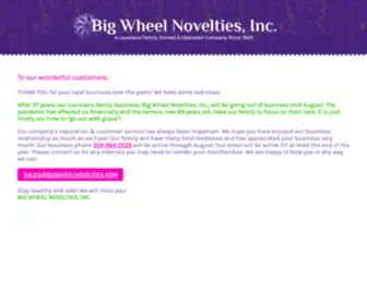 Bigwheelnovelties.com(Big Wheel Novelties) Screenshot