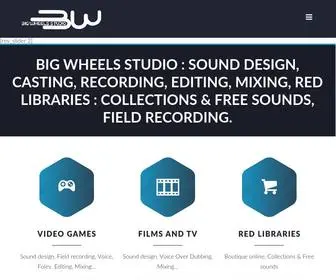 Bigwheels-Sounddesign.com(Big Wheels Studio) Screenshot