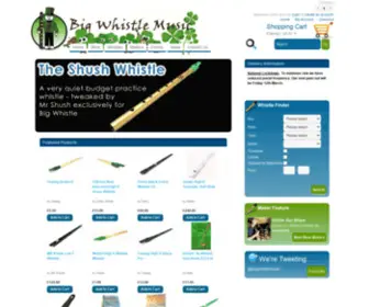 Bigwhistle.co.uk(Big Whistle Music) Screenshot