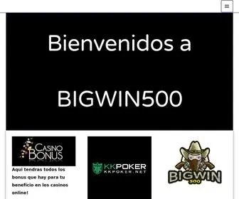 Bigwin500.com(Bigwin 500) Screenshot