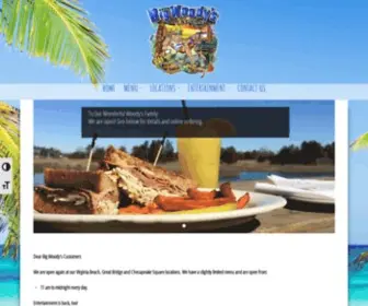 Bigwoodys.net(Wings, Sports and Live Music) Screenshot