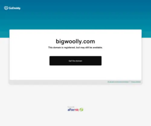 Bigwoolly.com(Big Woolly) Screenshot