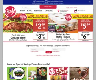 Bigy.com(Big Y World Class Market) Screenshot