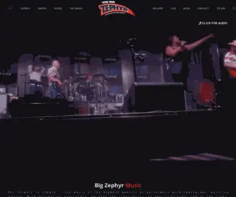 Bigzephyrmusic.com(The Big Zephyr Music) Screenshot