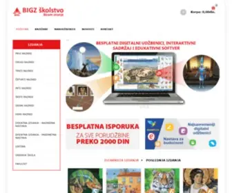 Bigzskolstvo.rs(BIGZ školstvo) Screenshot