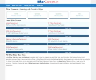 Biharcareers.in(Bihar Careers) Screenshot