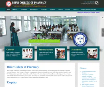 Biharcollegeofpharmacy.com(Best Pharmacy Institute in India) Screenshot