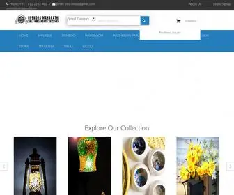 Biharhandicrafts.com(Upendra Maharathi Shilp Anusandhan Sansthan) Screenshot